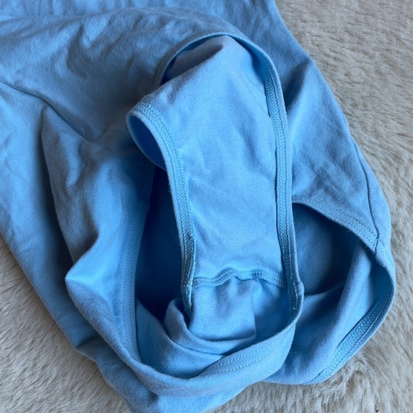 Capezio | Light Blue Capped Sleeve Ballet Leotard | XL - Picture 5 of 9